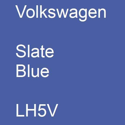 Volkswagen, Slate Blue, LH5V.